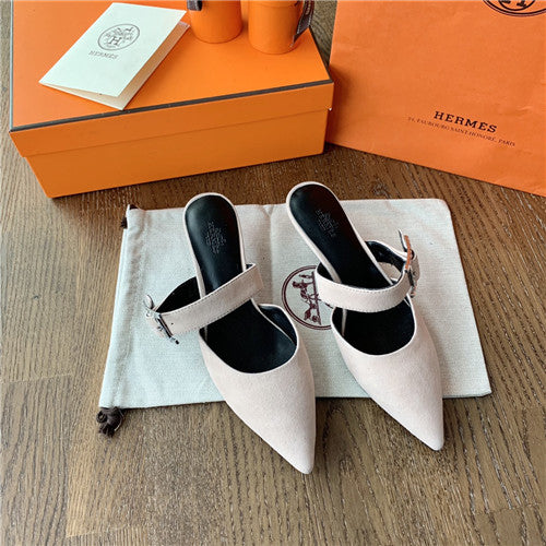 High Quality Luxury Hermes Heeled Sandals – Style 05443