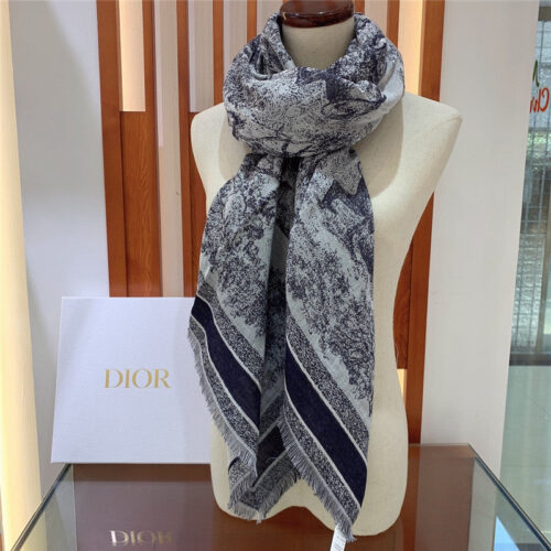 High Quality Luxury Dior Print Shawl