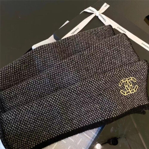 High Quality Luxury Chanel 100% Cashmere Scarf – Style 25022 product detail