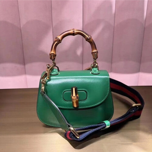 High Quality Luxury Gucci Mini Top Handle Bag With Bamboo – Style 03428 product detail