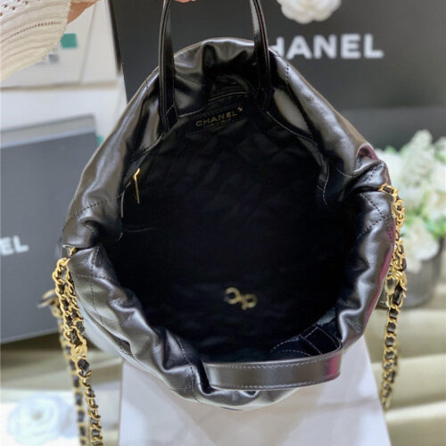 High Quality Luxury Chanel 22 Large Handbag Black product detail