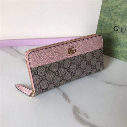 High Quality Luxury Gucci GG Marmont Zip Around Wallet (Varied Colors) product detail