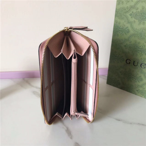High Quality Luxury Gucci GG Marmont Zip Around Wallet (Varied Colors) product detail