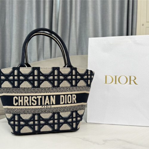 High Quality Luxury Dior Book Tote Vegetable Basket Shopping Bag product detail