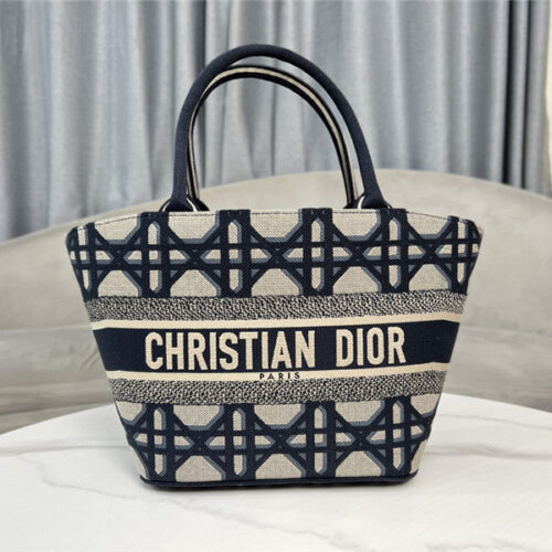 High Quality Luxury Dior Book Tote Vegetable Basket Shopping Bag