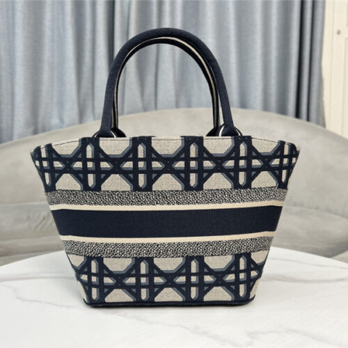 High Quality Luxury Dior Book Tote Vegetable Basket Shopping Bag alternate view