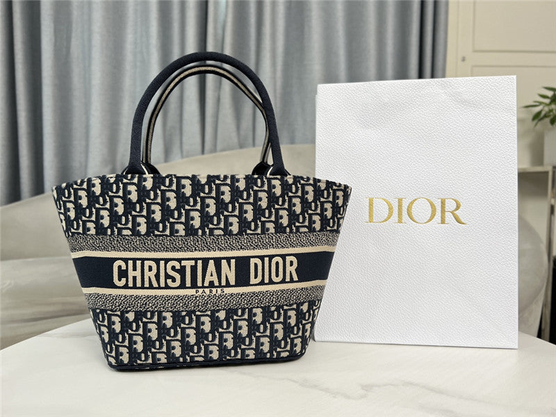 High Quality Luxury Dior Book Tote Vegetable Basket Shopping Bag – Style 25285 product detail