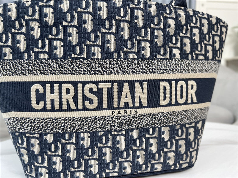 High Quality Luxury Dior Book Tote Vegetable Basket Shopping Bag – Style 25285 product detail
