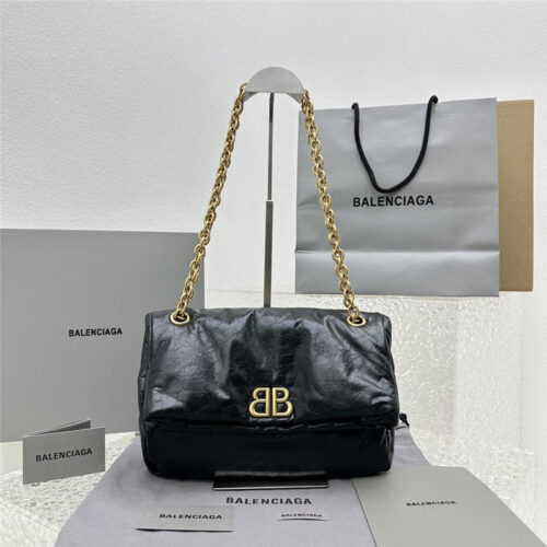 High Quality Luxury Balenciaga Le Monaco Small Chain Bag – Style 29922