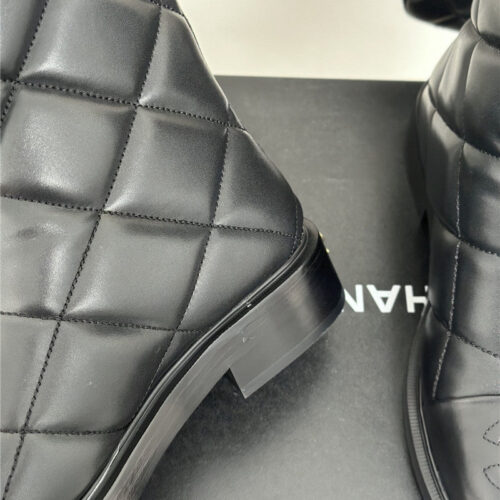 High Quality Luxury Chanel Rhombus Platform Boots – Style 84454 product detail
