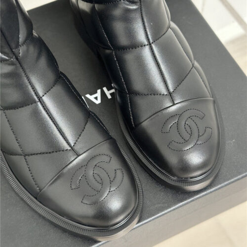 High Quality Luxury Chanel Rhombus Platform Boots – Style 84454 product detail