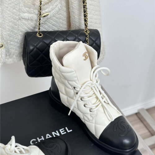 High Quality Luxury Chanel Rhombus Platform Boots product detail