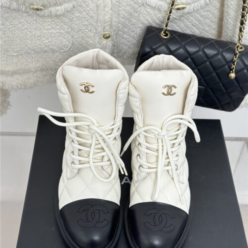High Quality Luxury Chanel Rhombus Platform Boots product detail