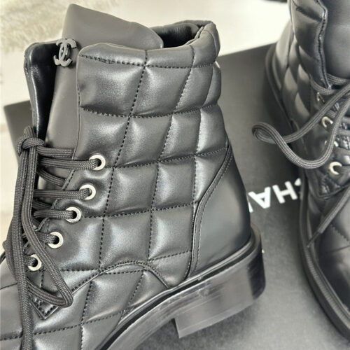 High Quality Luxury Chanel Rhombus Platform Boots – Style 63558 product detail