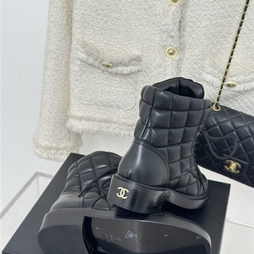 High Quality Luxury Chanel Rhombus Platform Boots – Style 63558 product detail