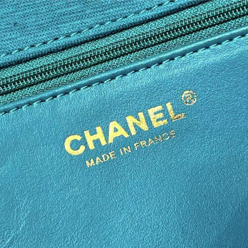 High Quality Luxury Chanel Green Limited Edition Clutch Bag product detail