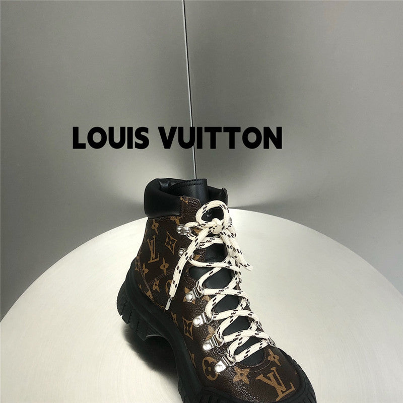 High Quality Luxury Louis Vuitton Ruby Flat Ranger Shoes – Style 08643 product detail