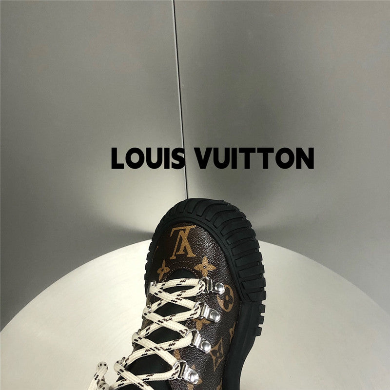 High Quality Luxury Louis Vuitton Ruby Flat Ranger Shoes – Style 08643 product detail