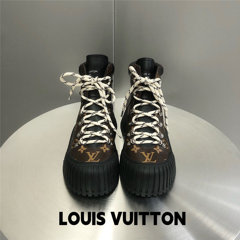 High Quality Luxury Louis Vuitton Ruby Flat Ranger Shoes – Style 08643 product detail