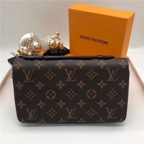 High Quality Luxury LV Zippy Monogram Wallet