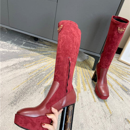 High Quality Luxury LV Long Boots Shoes product detail