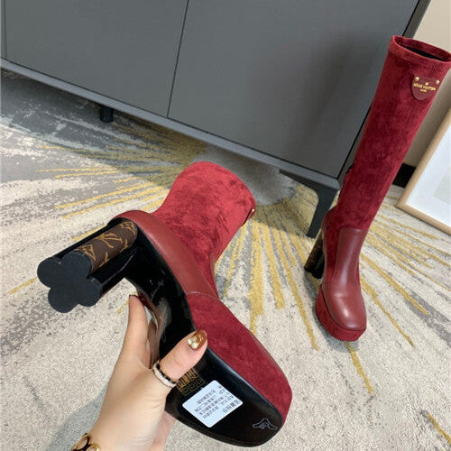 High Quality Luxury LV Long Boots Shoes product detail