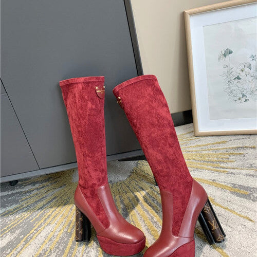 High Quality Luxury LV Long Boots Shoes product detail