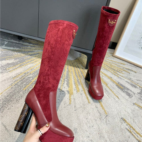 High Quality Luxury LV Long Boots Shoes product detail