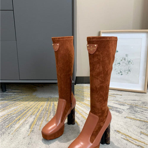 High Quality Luxury LV Long Boots Shoes – Style 43907 alternate view