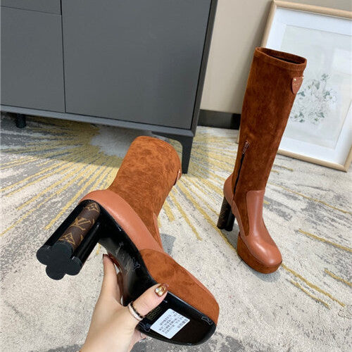 High Quality Luxury LV Long Boots Shoes – Style 43907 product detail