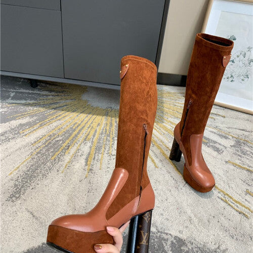 High Quality Luxury LV Long Boots Shoes – Style 43907 product detail