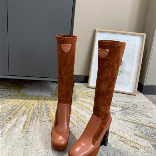 High Quality Luxury LV Long Boots Shoes – Style 43907 product detail