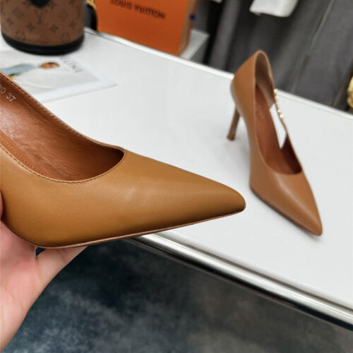 High Quality Luxury Louis Vuitton Metal Buckle High Heels – Style 01955 product detail