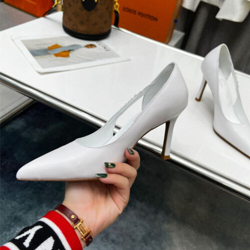 High Quality Luxury Louis Vuitton Metal Buckle High Heels – Style 69187 product detail