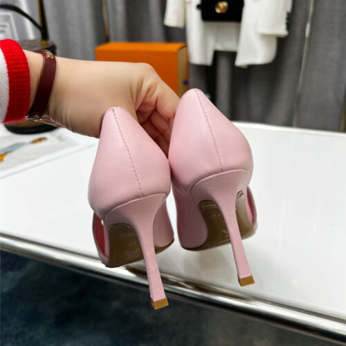 High Quality Luxury Louis Vuitton Metal Buckle High Heels – Style 70883 product detail