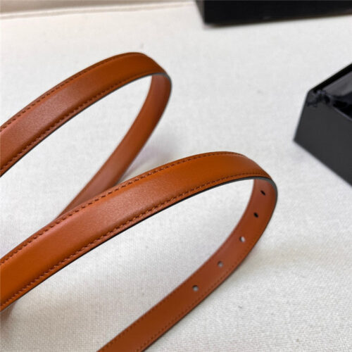 High Quality Luxury YSL Leather Heart Pin Buckle Belt product detail