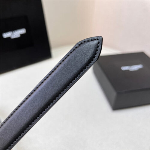 High Quality Luxury YSL Leather Heart Pin Buckle Belt – Style 60966 product detail