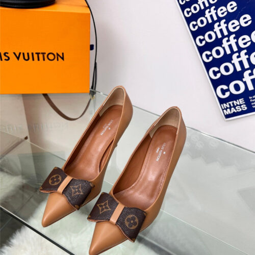 High Quality Luxury Louis Vuitton Bow High Heels – Style 39171 product detail