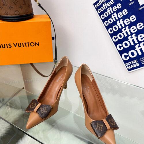 High Quality Luxury Louis Vuitton Bow High Heels – Style 39171 product detail
