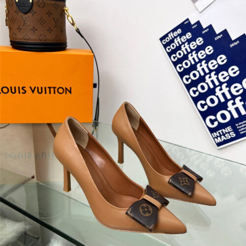 High Quality Luxury Louis Vuitton Bow High Heels – Style 39171 product detail