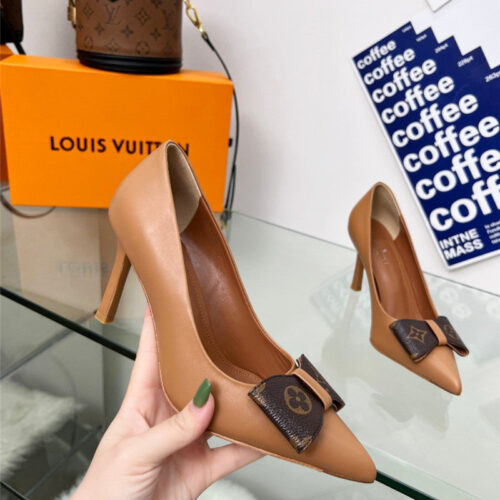High Quality Luxury Louis Vuitton Bow High Heels – Style 39171 alternate view