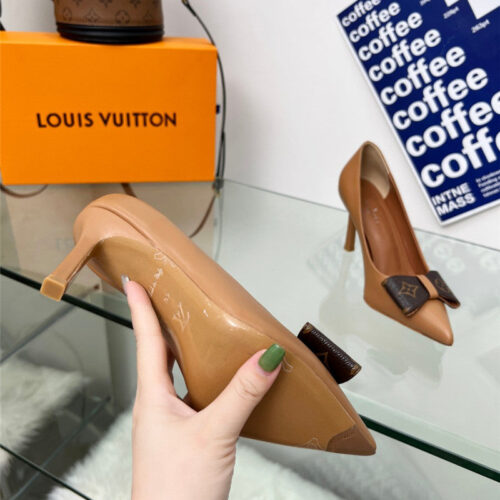 High Quality Luxury Louis Vuitton Bow High Heels – Style 39171 product detail