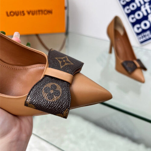High Quality Luxury Louis Vuitton Bow High Heels – Style 39171 product detail