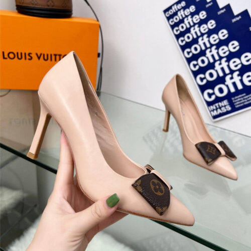 High Quality Luxury Louis Vuitton Bow High Heels alternate view