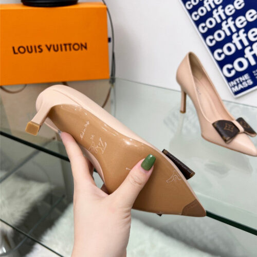 High Quality Luxury Louis Vuitton Bow High Heels product detail