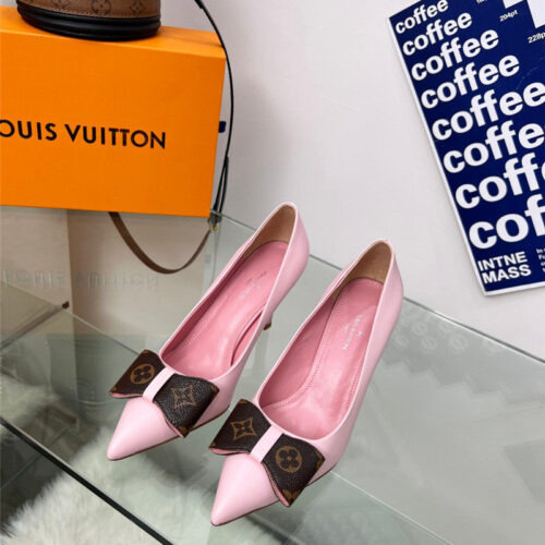 High Quality Luxury Louis Vuitton Bow High Heels – Style 23363 product detail