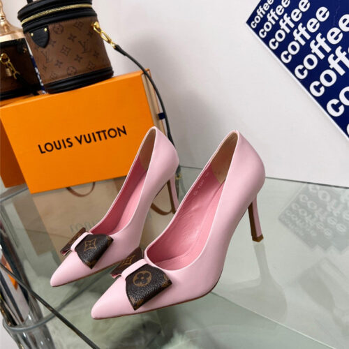High Quality Luxury Louis Vuitton Bow High Heels – Style 23363