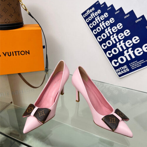High Quality Luxury Louis Vuitton Bow High Heels – Style 23363 product detail