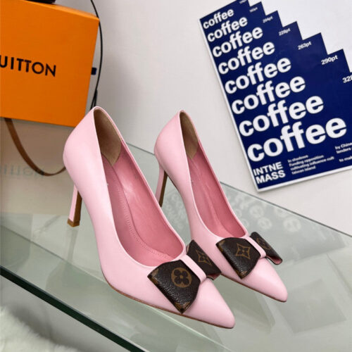 High Quality Luxury Louis Vuitton Bow High Heels – Style 23363 product detail