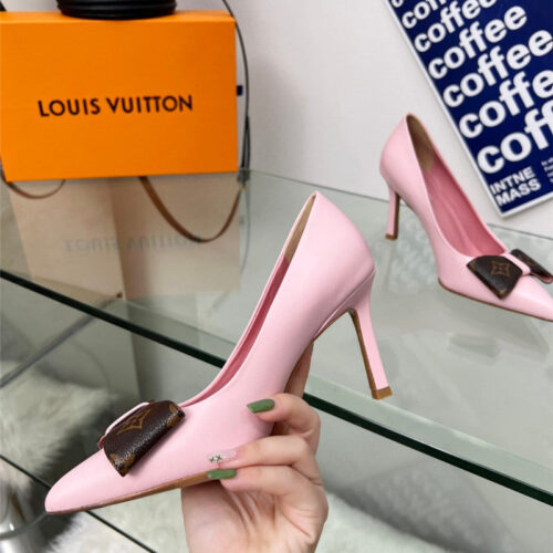 High Quality Luxury Louis Vuitton Bow High Heels – Style 23363 product detail